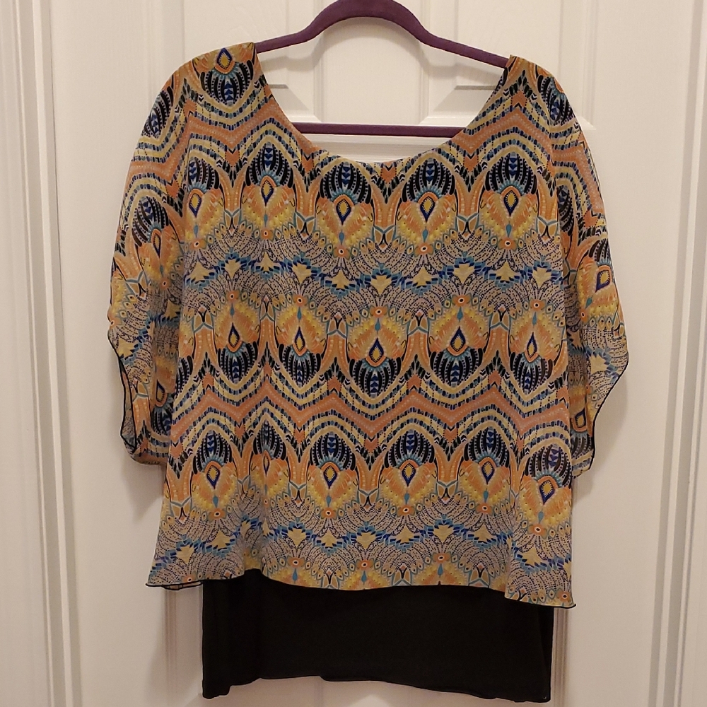 Cato 🌻  Layered Tunic Top 22/24W